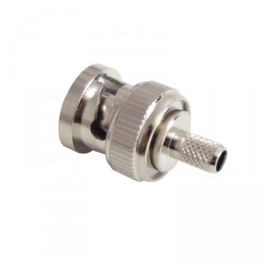 Разъём B-111F (BNC-male, обжимной, на кабель RG-58) фото 3